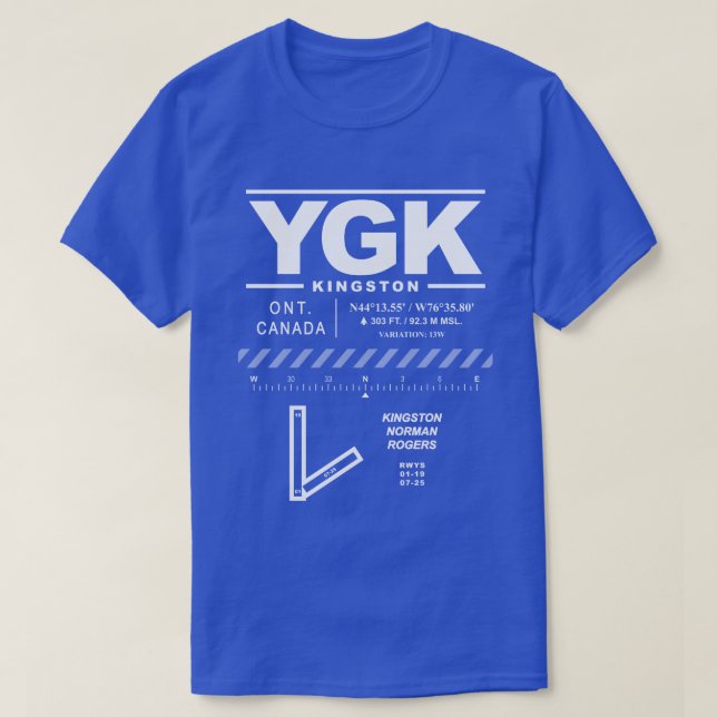 Camiseta Kingston Norman Rogers Airport YGK T-Shirt (Diseño del anverso)