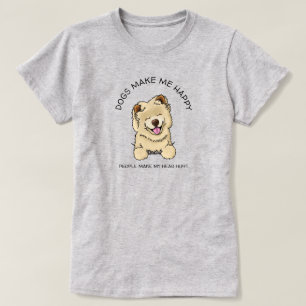 Camiseta KiniArt Amante del perro Chow