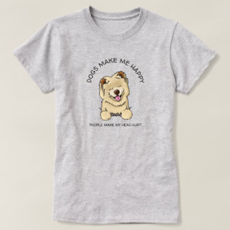 Camiseta KiniArt Amante del perro Chow
