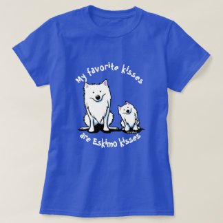 Camiseta KiniArt American Eskimo Kisses