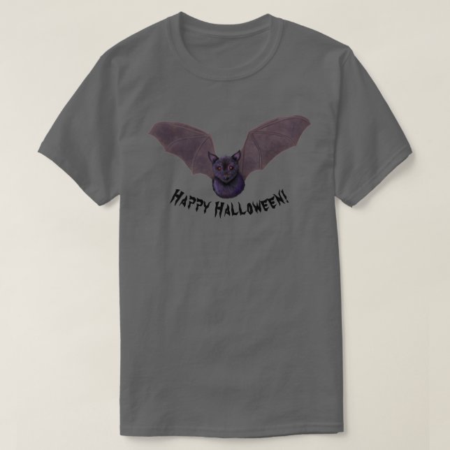 Camiseta KiniArt Bat Halloween (Diseño del anverso)