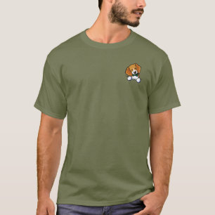 Camiseta KiniArt Beagle Pocket
