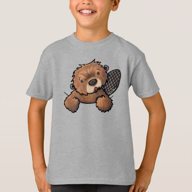 Camiseta KiniArt Beaver (Anverso)