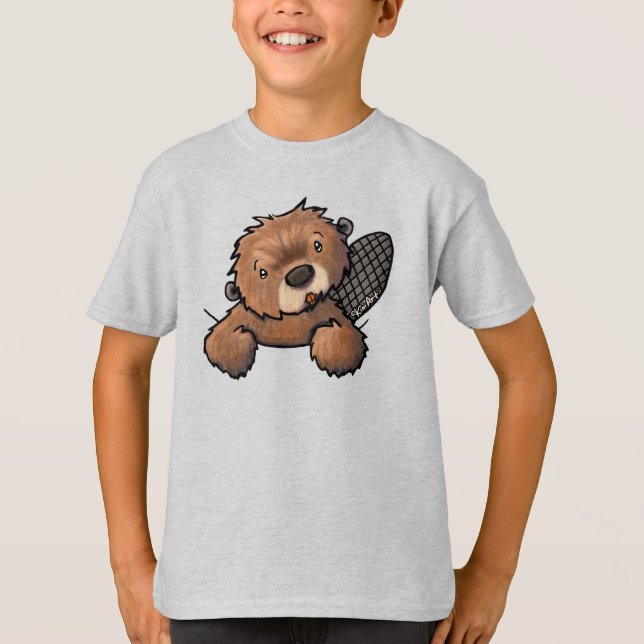 Camiseta KiniArt Beaver (Anverso)