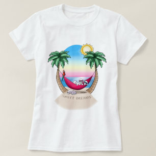 Camiseta KiniArt Bichon Frise Tropical Fun