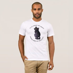 Camiseta KiniArt Black Cat Lover