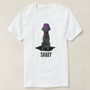 Camiseta KiniArt Black Labrador Sombrío