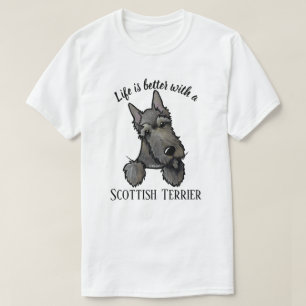 Camiseta KiniArt Brindle Scottie