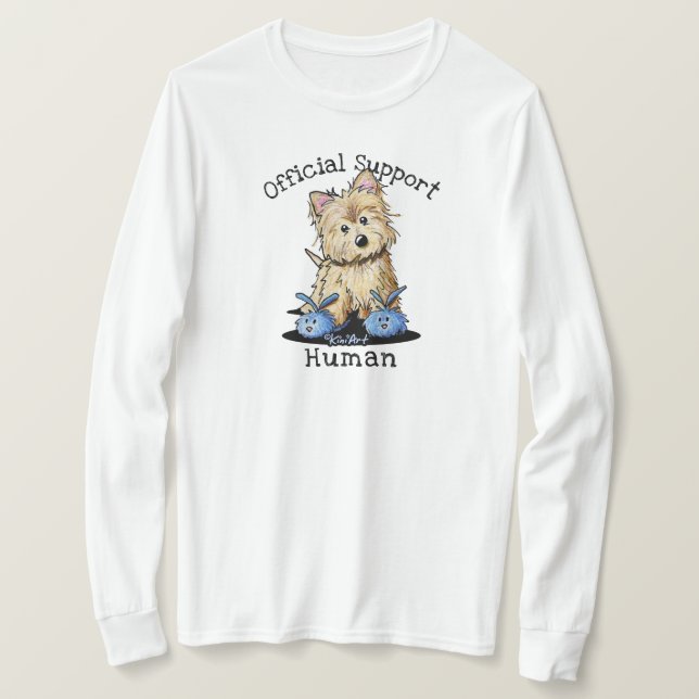 Camiseta KiniArt Cairn Terrier (Anverso del diseño)