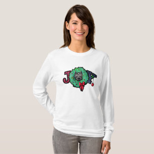 Camiseta KiniArt Cairn Terrier Alegría de Navidad