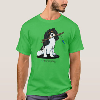 Camiseta KiniArt Cavalier Spaniel Dog Amantes de la camiset