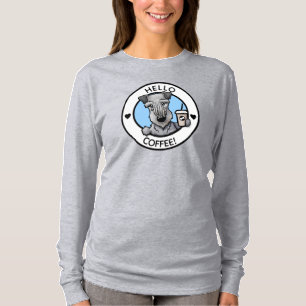 Camiseta KiniArt Cesky Terrier Café Lover
