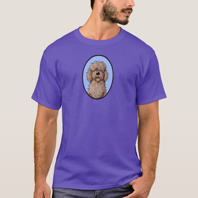 Camiseta KiniArt Chocolate Doodle Perro (Anverso)