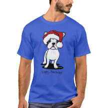 Camiseta KiniArt Christmas Frenchie