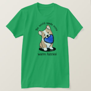 Camiseta KiniArt Corgi Warm Fuzzies