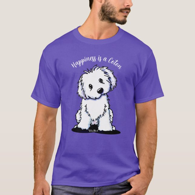 Camiseta KiniArt Coton de Tulear T-Shirt (Anverso)