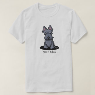 Camiseta KiniArt Cute Scottie
