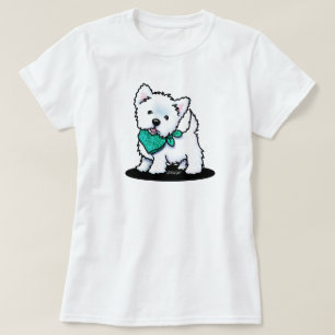 Camiseta KiniArt Cutieface Westie