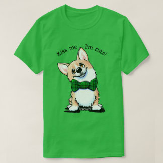 Camiseta KiniArt Día de San Patricio Corgi
