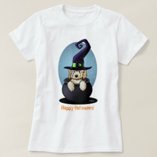Camiseta KiniArt Goldendoodle Halloween