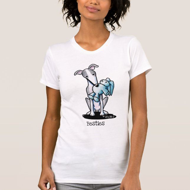 Camiseta KiniArt Greyhound T-Shirt (Anverso)