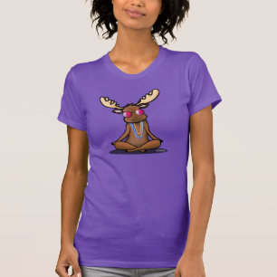 Camiseta KiniArt Groovy Meditation Moose