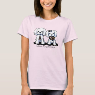 Camiseta KiniArt GULLY & GIDGET con retrato de tem