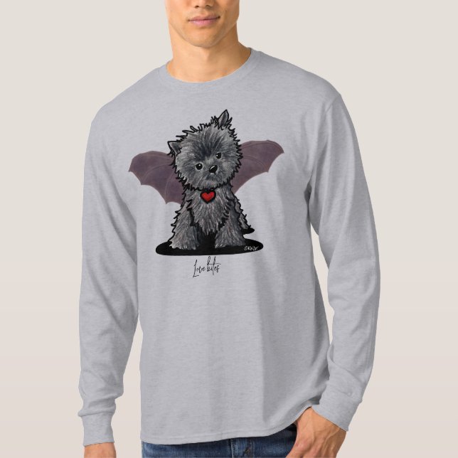 Camiseta KiniArt Halloween Affenpinscher T-Shirt (Anverso)