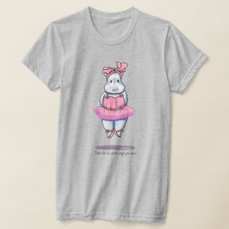 Camiseta KiniArt Hippo Ballerina T-Shirt