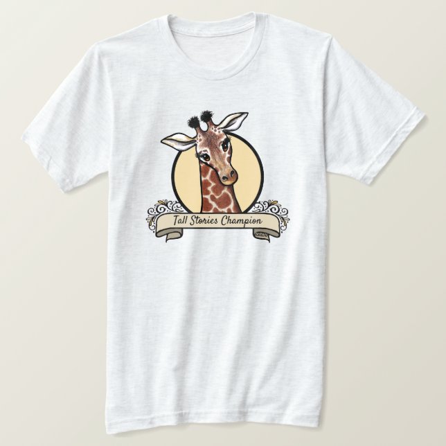 Camiseta KiniArt Jirafa (Anverso del diseño)