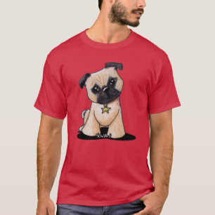 Camiseta KiniArt Liberty Pug
