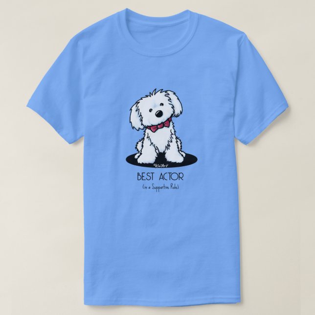 Camiseta KiniArt Maltés  (Diseño del anverso)