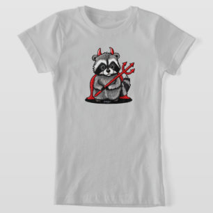 Camiseta KiniArt Mapache de Halloween