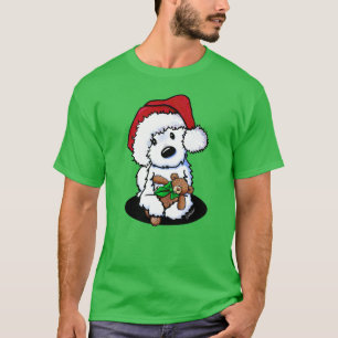Camiseta KiniArt Navidad Westie y Oso