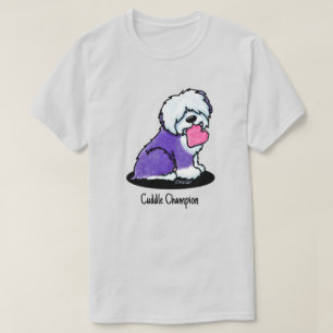 Camiseta KiniArt Old English Sheepdog