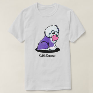 Camiseta KiniArt Old English Sheepdog