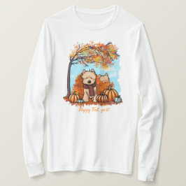 Camiseta KiniArt Otoño Cairn Terriers