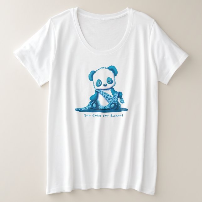 Camiseta KiniArt Panda Cub (Anverso del diseño)
