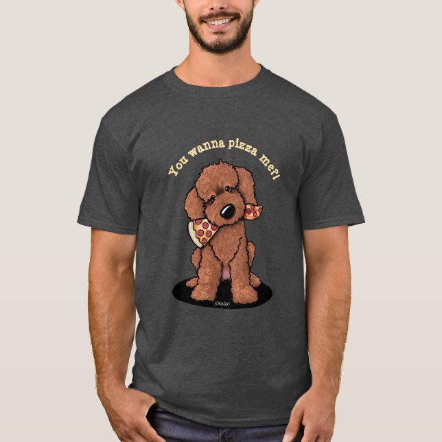 Camiseta KiniArt Pizza Me Doodle (Anverso)
