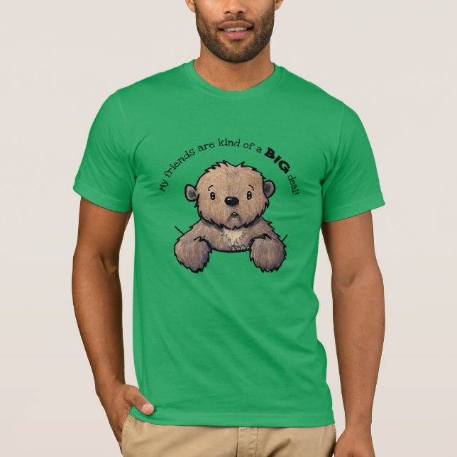 Camiseta KiniArt Pocket Baby Bigfoot (Anverso)