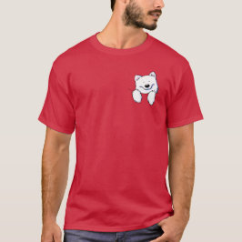 Camiseta KiniArt Pocket Puppy Eskimo Estadounidense