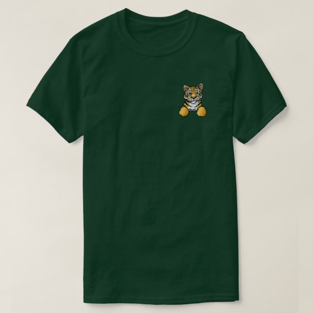 Camiseta KiniArt Pocket Tiger T-Shirt (Diseño del anverso)