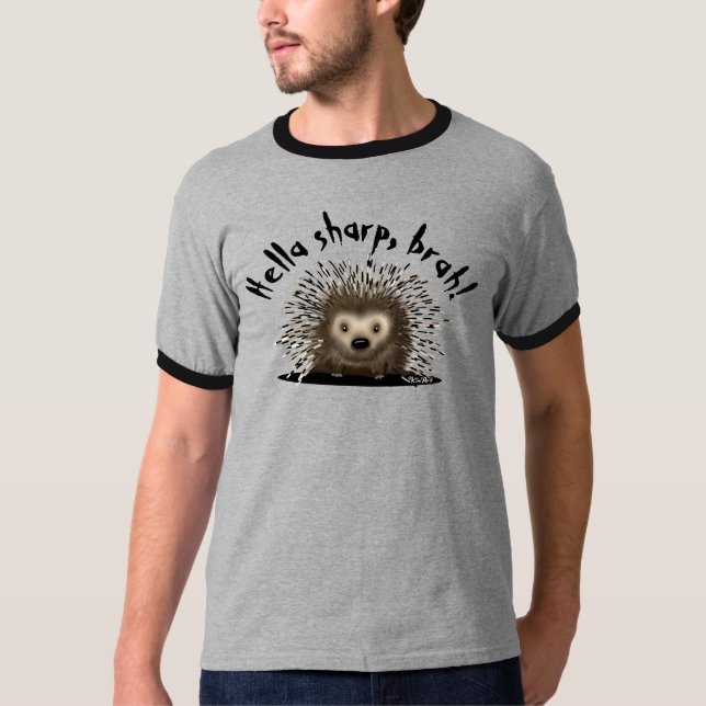 Camiseta KiniArt Puercoespín (Anverso)