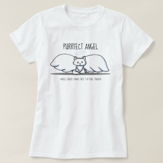 Camiseta KiniArt Purrfect Angel Kitty