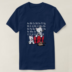 Camiseta KiniArt Regreso a Clases Westie