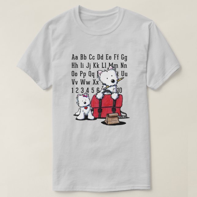 Camiseta KiniArt Regresó A La Escuela (Diseño del anverso)
