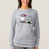 Camiseta KiniArt Santa Paws Pomerania