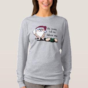 Camiseta KiniArt Santa Paws Pomerania