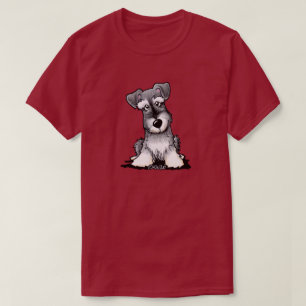 Camiseta KiniArt Schnauzer orea
