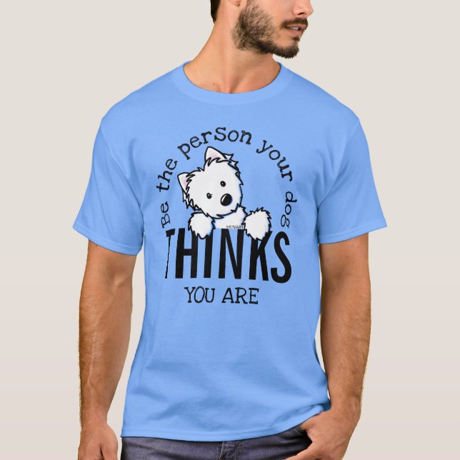 Camiseta KiniArt SER LA PERSONA DE TU PERRO (Anverso)